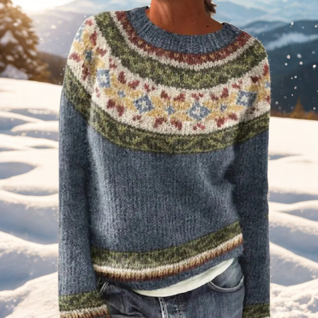 ASTRID – WARM SWEATER WITH REFINED NORDIC DETAILS