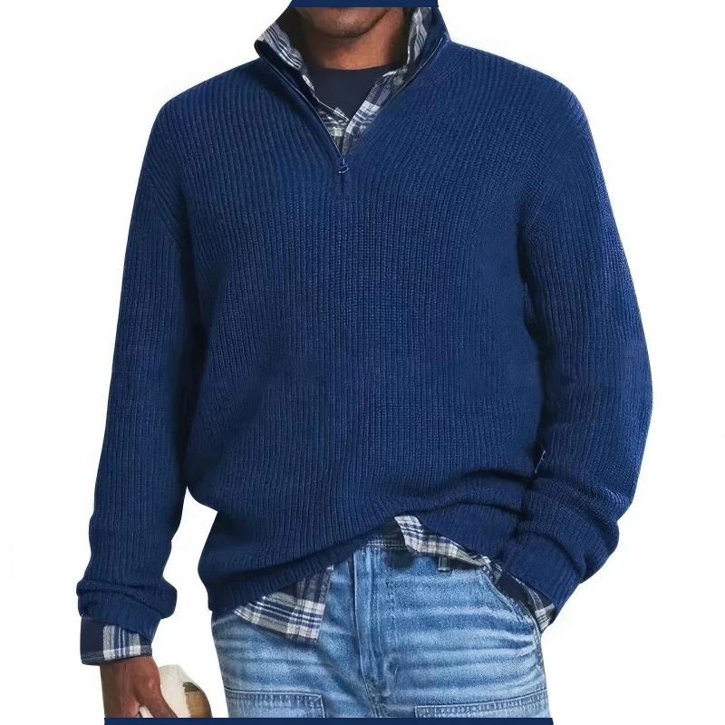 Finn | Elegant sweater with zip collar