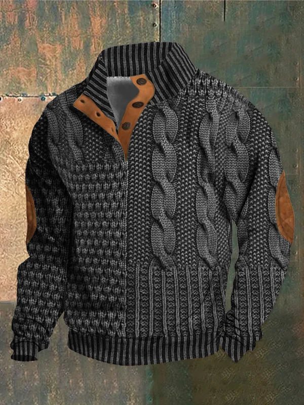 VANDER | Printed Men's Sweater with Retro Style and Ultimate Comfort