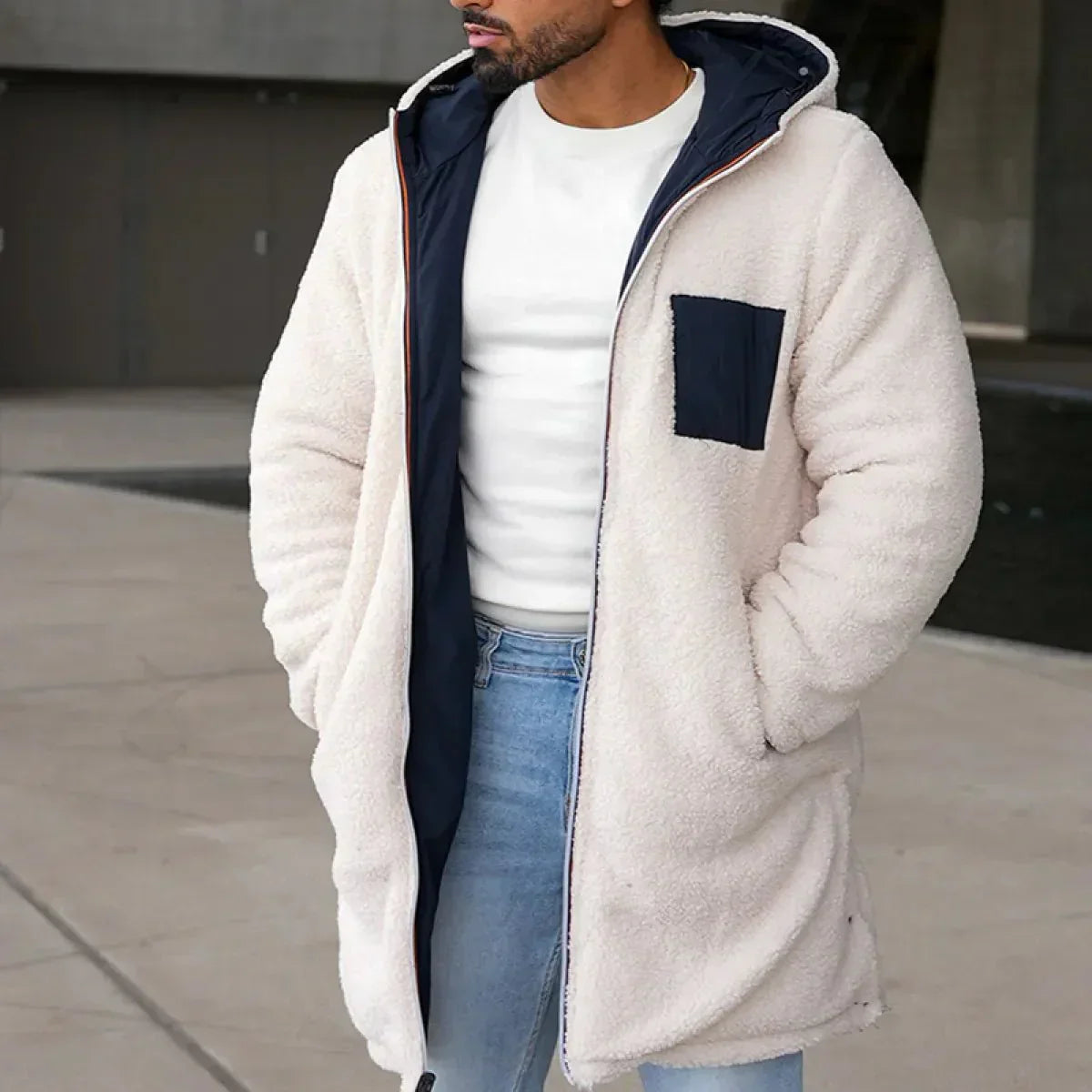 HAYRON | Elegant and fashionable reversible jacket