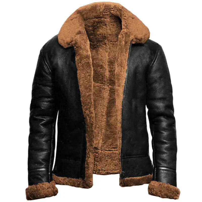 Jonas | Elegant and Warm Leather Jacket