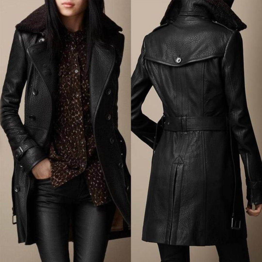 BIANCA | Long Coat with Elegant Cut and Distinct Style for Confident Women